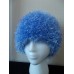 Hand knitted elegant fuzzy beanie/hat   sparkly periwinkle  eb-63643352